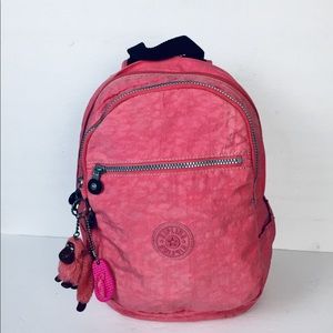 kipling pink backpack
